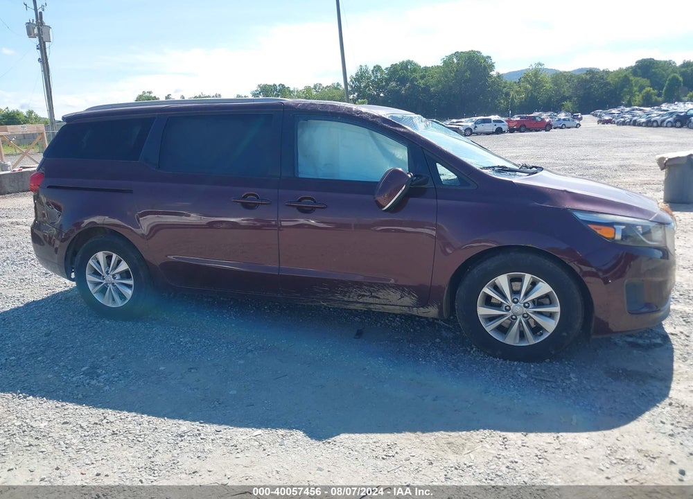2015 KIA SEDONA LX VIN: KNDMB5C1XF6075954