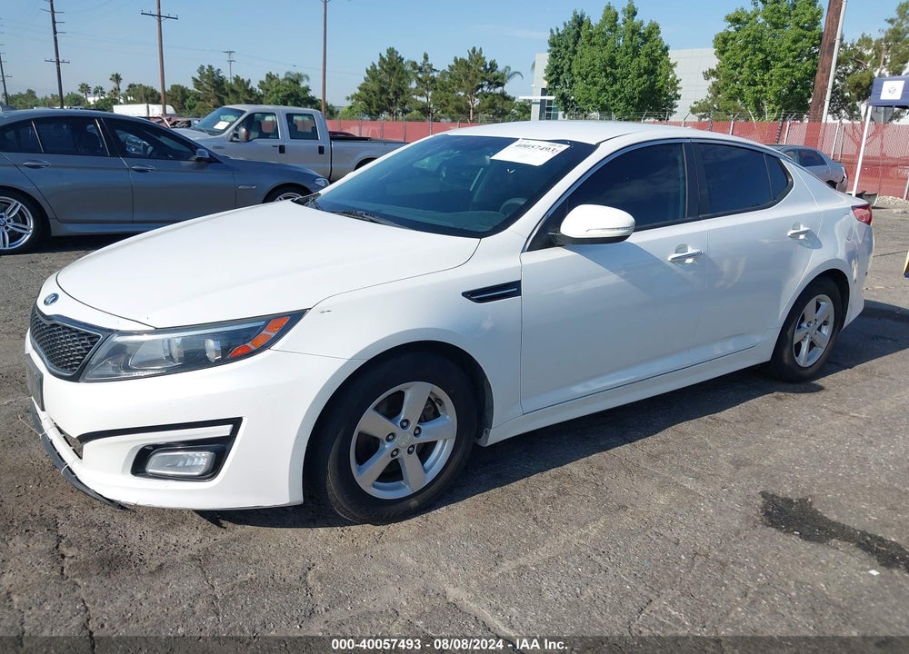 2015 KIA OPTIMA LX VIN: KNAGM4A78F5558838