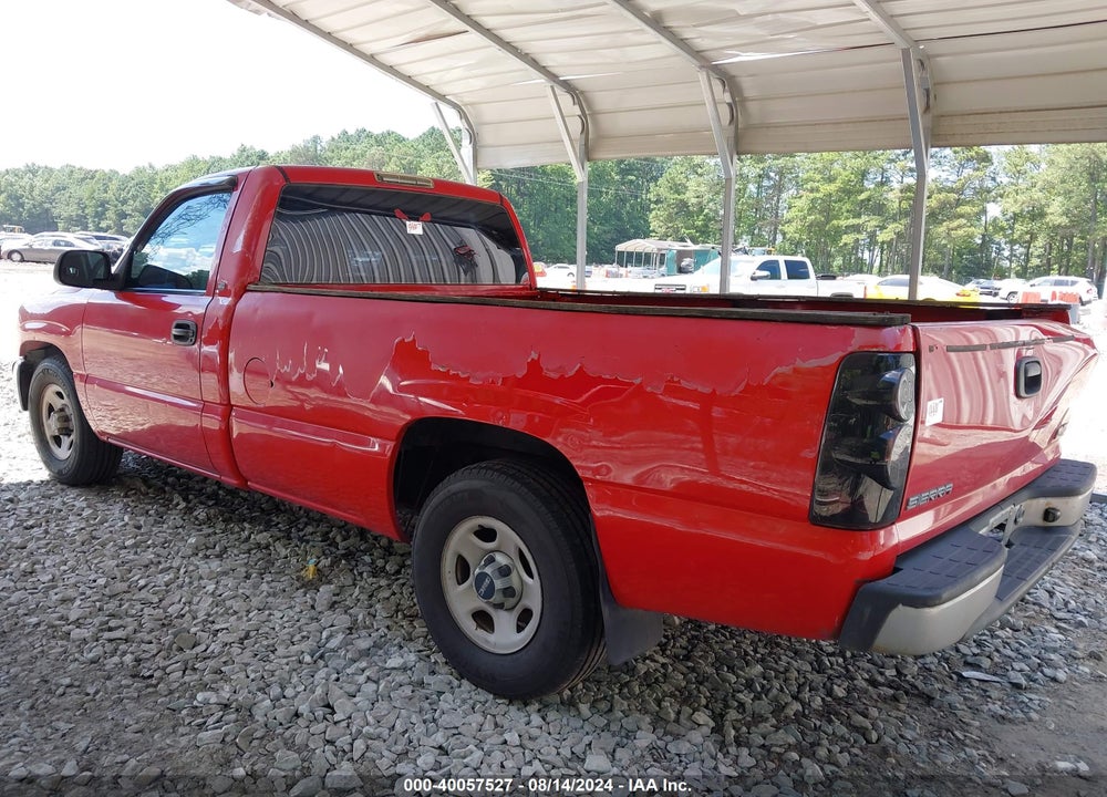 2001 GMC SIERRA 1500 SL VIN: 1GTEC14V51E321237