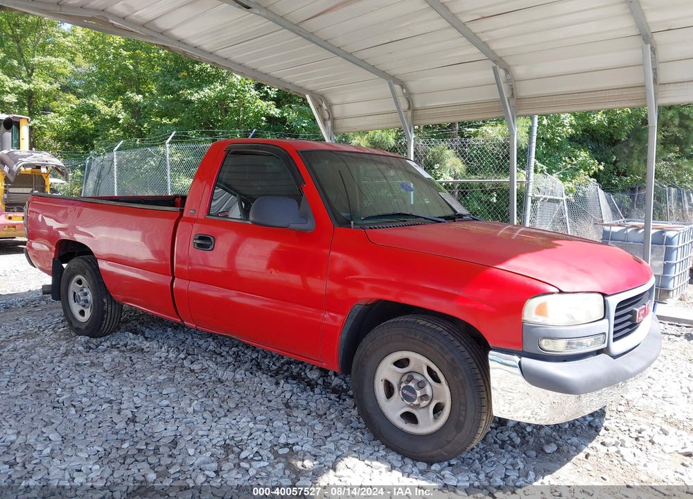2001 GMC SIERRA 1500 SL VIN: 1GTEC14V51E321237