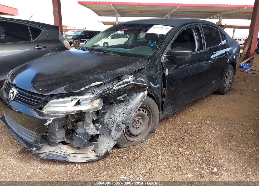 2012 VOLKSWAGEN JETTA 2.0L S VIN: 3VW2K7AJ7CM312026