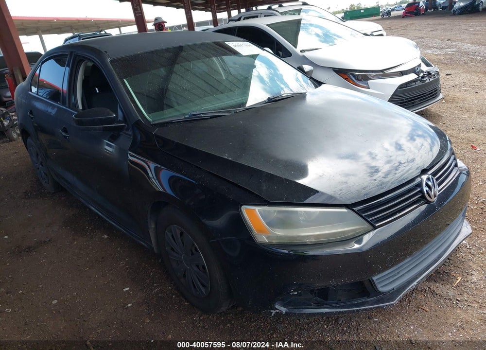 2012 VOLKSWAGEN JETTA 2.0L S VIN: 3VW2K7AJ7CM312026