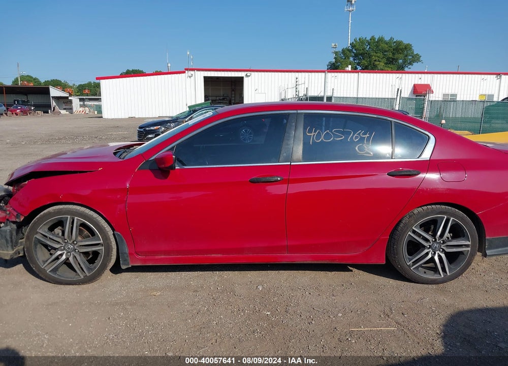 2017 HONDA ACCORD SPORT VIN: 1HGCR2E59HA203334
