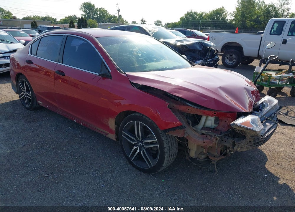 2017 HONDA ACCORD SPORT VIN: 1HGCR2E59HA203334