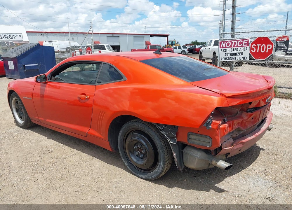 2013 CHEVROLET CAMARO 2LS VIN: 2G1FA1E36D9176829