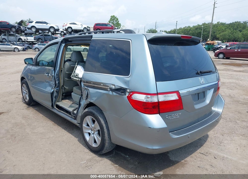 2006 HONDA ODYSSEY TOURING VIN: 5FNRL38816B030340