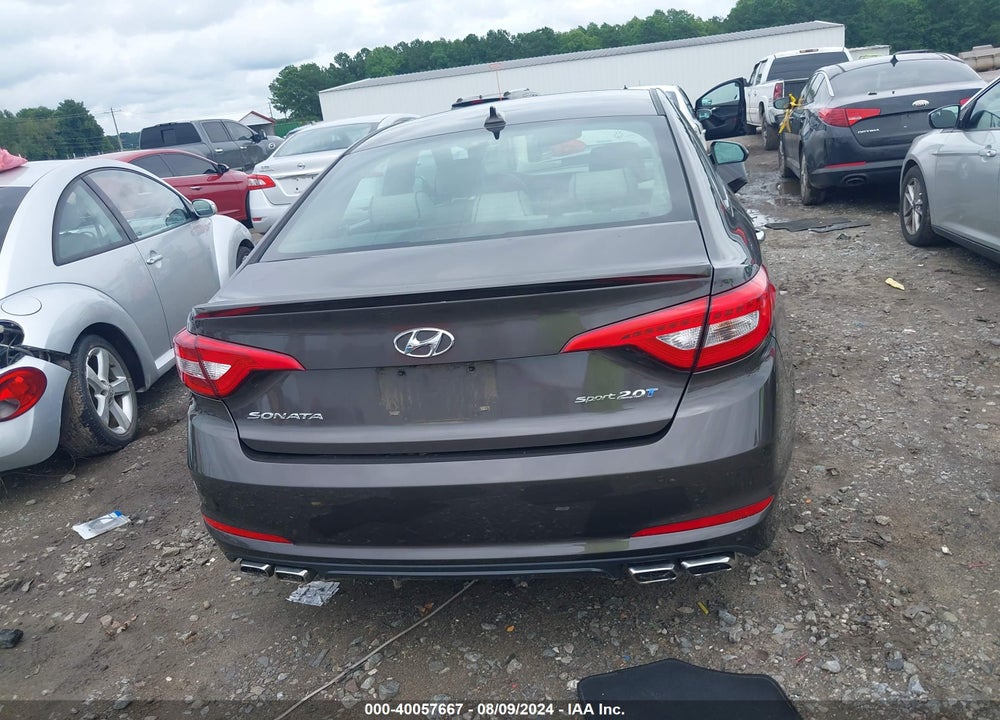 2015 HYUNDAI SONATA SPORT 2.0T VIN: 5NPE34AB8FH039290