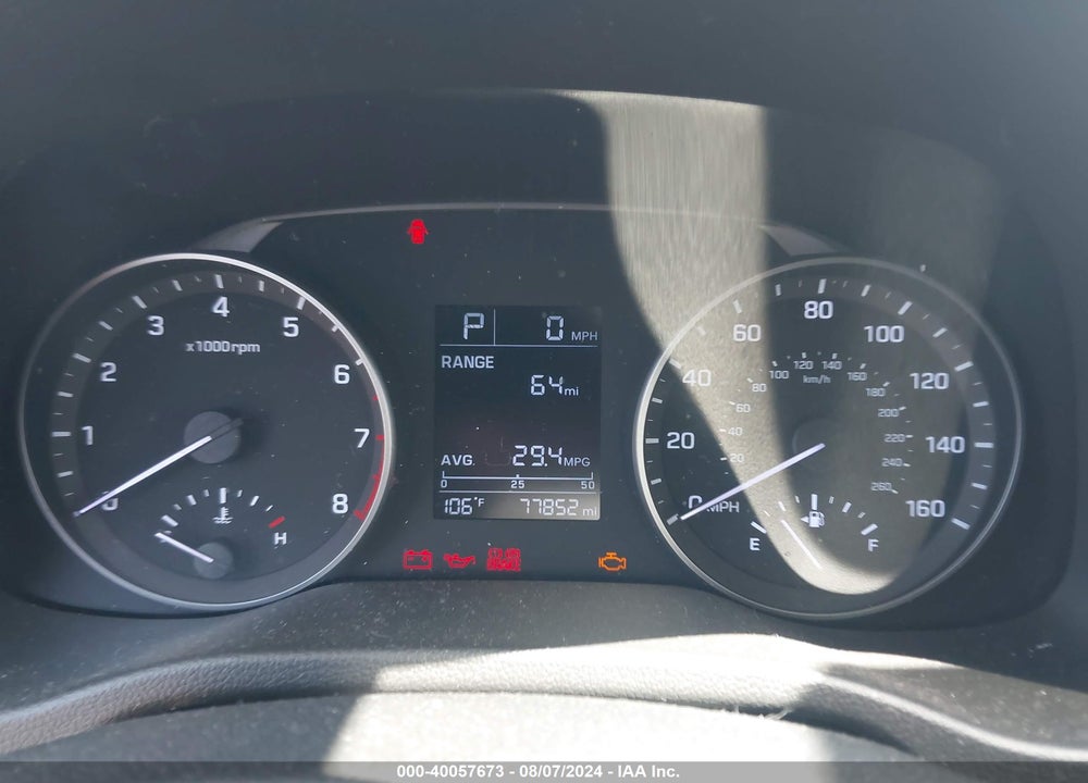 2018 HYUNDAI ELANTRA SE VIN: KMHD74LF2JU609438