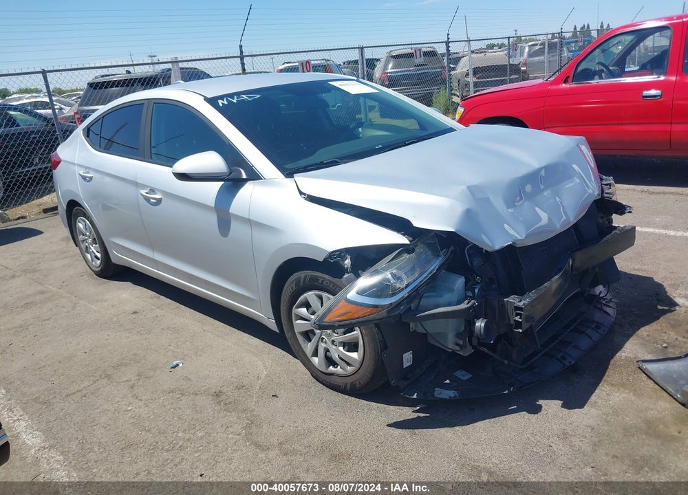 2018 HYUNDAI ELANTRA SE VIN: KMHD74LF2JU609438