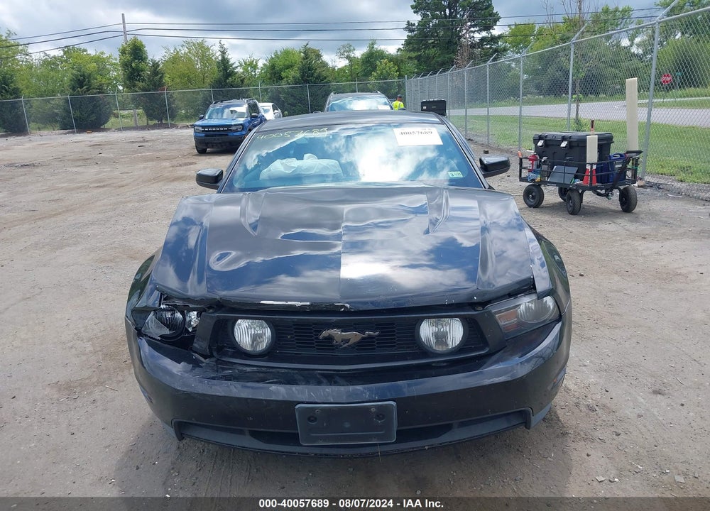 2012 FORD MUSTANG GT VIN: 1ZVBP8CF1C5271513