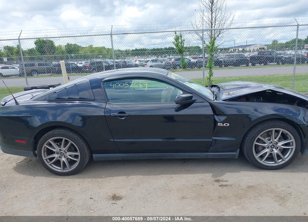 2012 FORD MUSTANG GT VIN: 1ZVBP8CF1C5271513