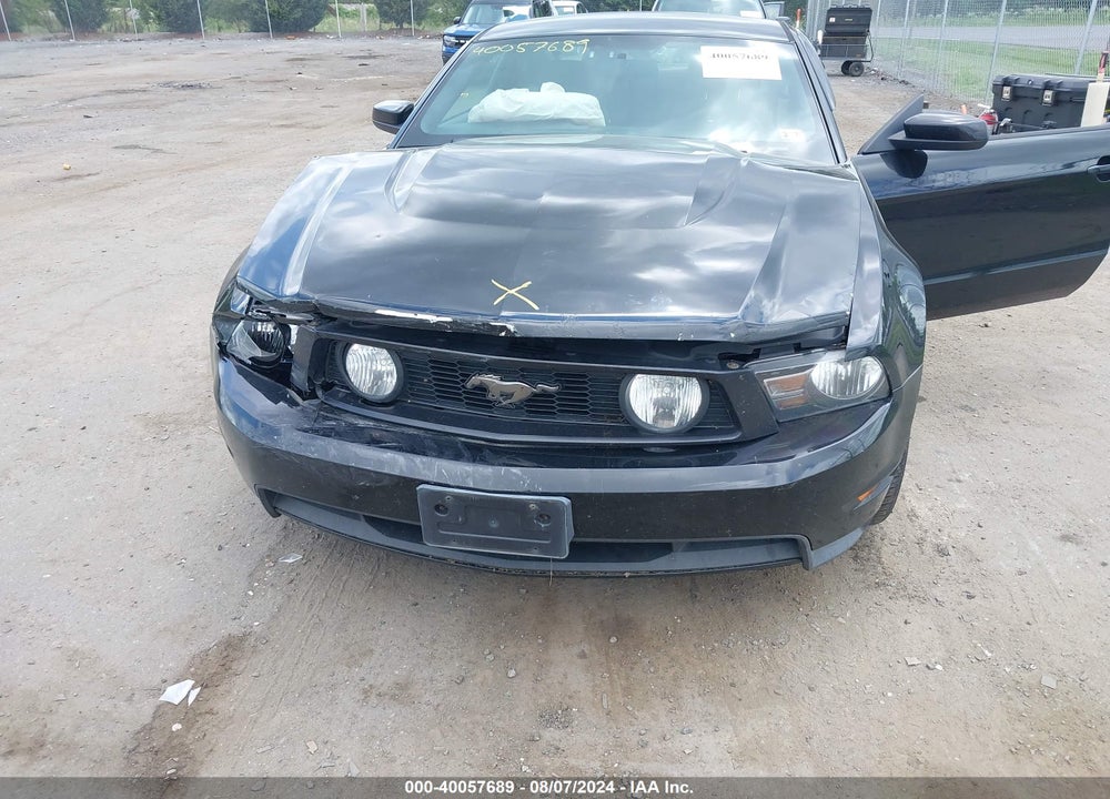 2012 FORD MUSTANG GT VIN: 1ZVBP8CF1C5271513