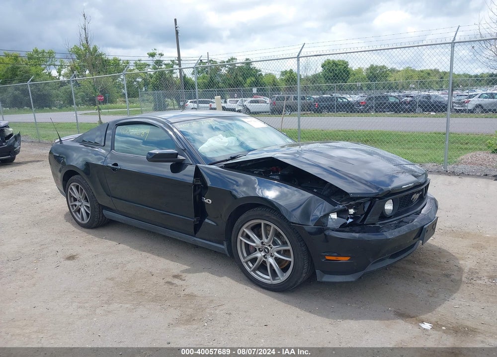 2012 FORD MUSTANG GT VIN: 1ZVBP8CF1C5271513