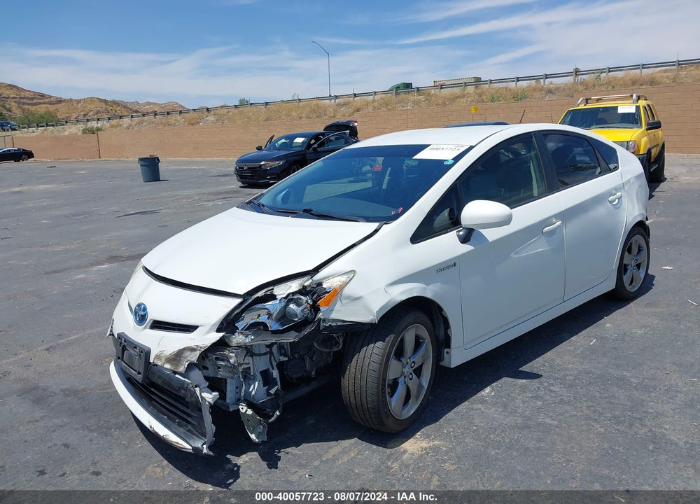2013 TOYOTA PRIUS THREE SE VIN: JTDKN3DU8D1662854
