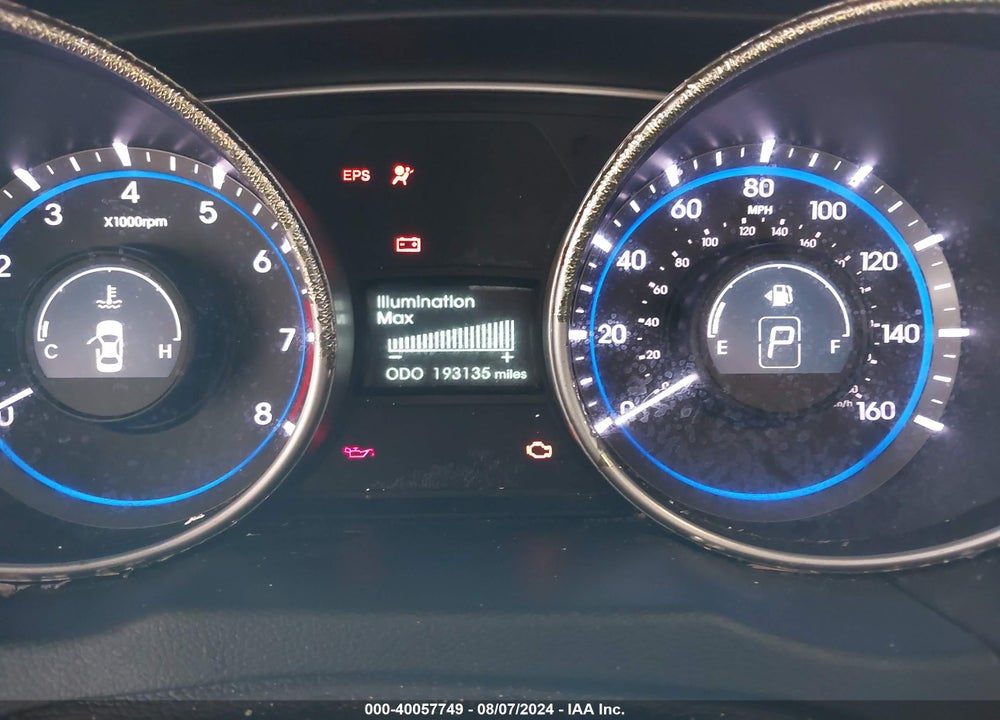2012 HYUNDAI SONATA GLS VIN: 5NPEB4AC9CH405748