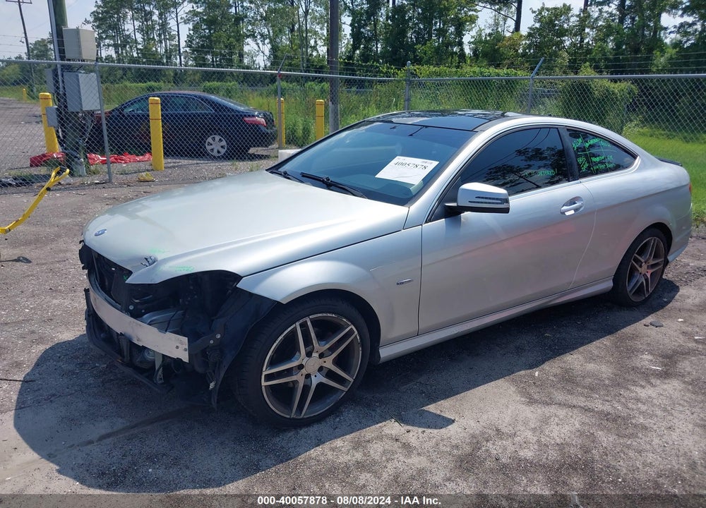 2012 MERCEDES-BENZ C 250 VIN: WDDGJ4HB4CF748461