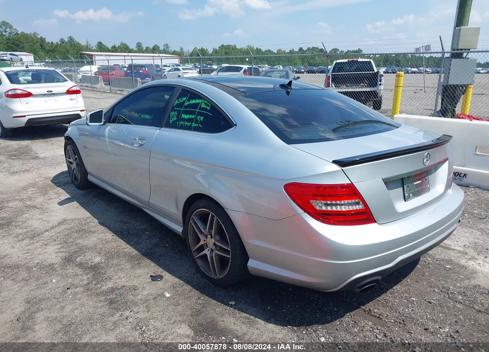2012 MERCEDES-BENZ C 250 VIN: WDDGJ4HB4CF748461