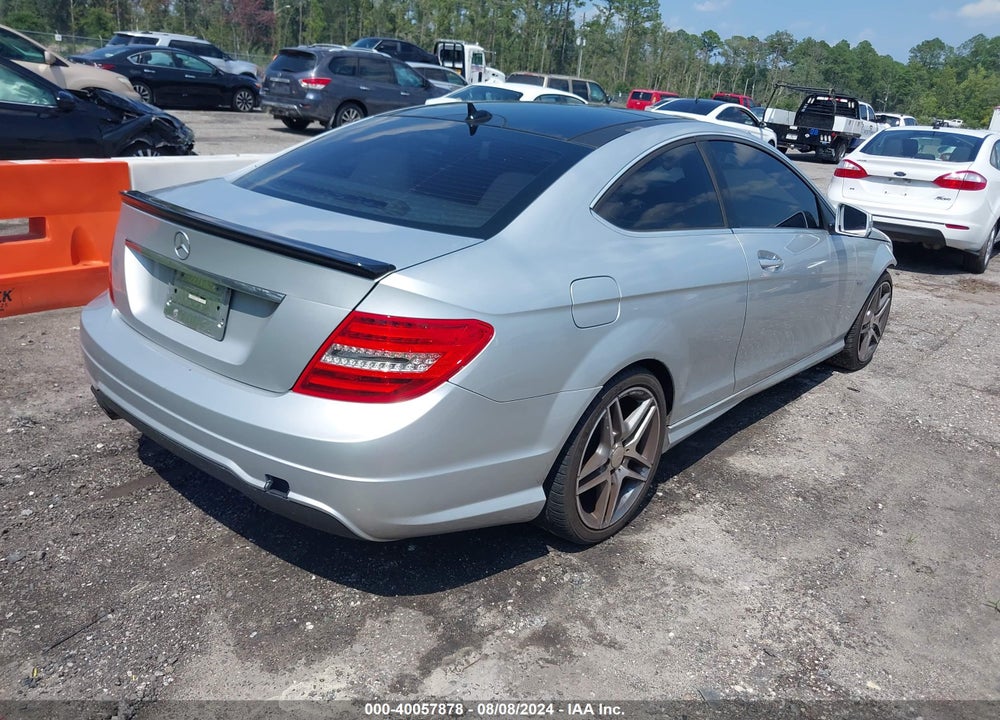 2012 MERCEDES-BENZ C 250 VIN: WDDGJ4HB4CF748461