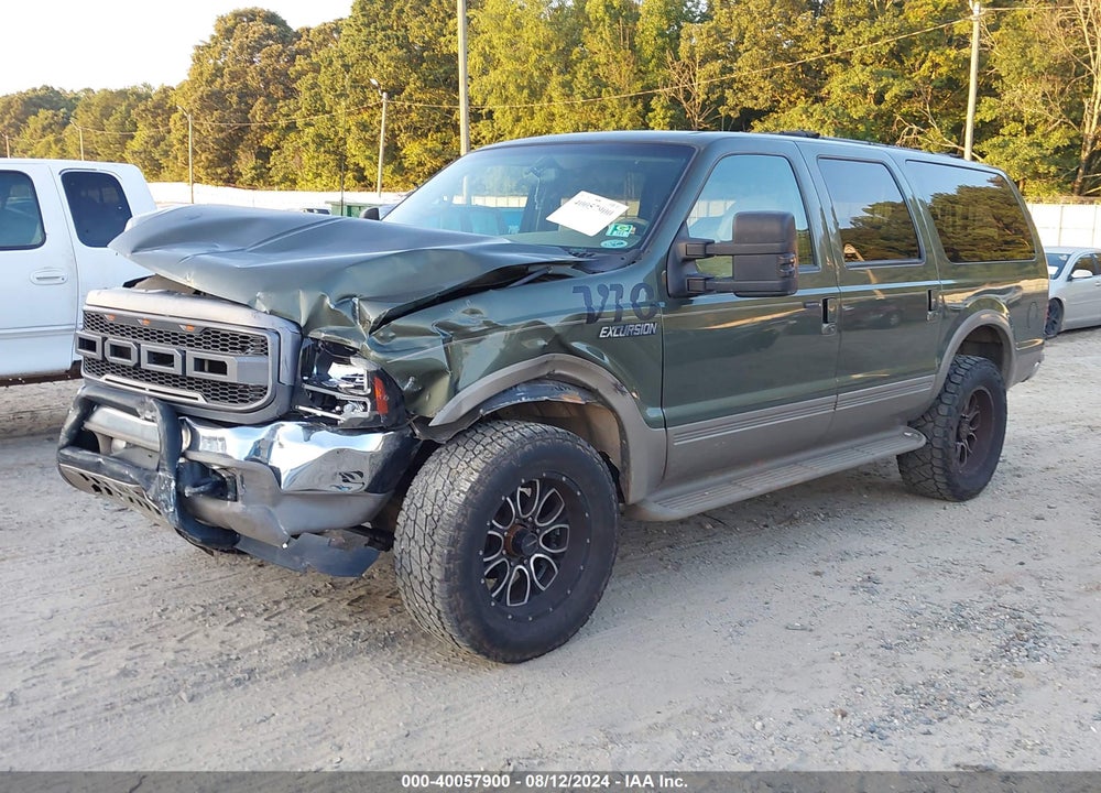 2001 FORD EXCURSION LIMITED VIN: 1FMNU43S31EA48400