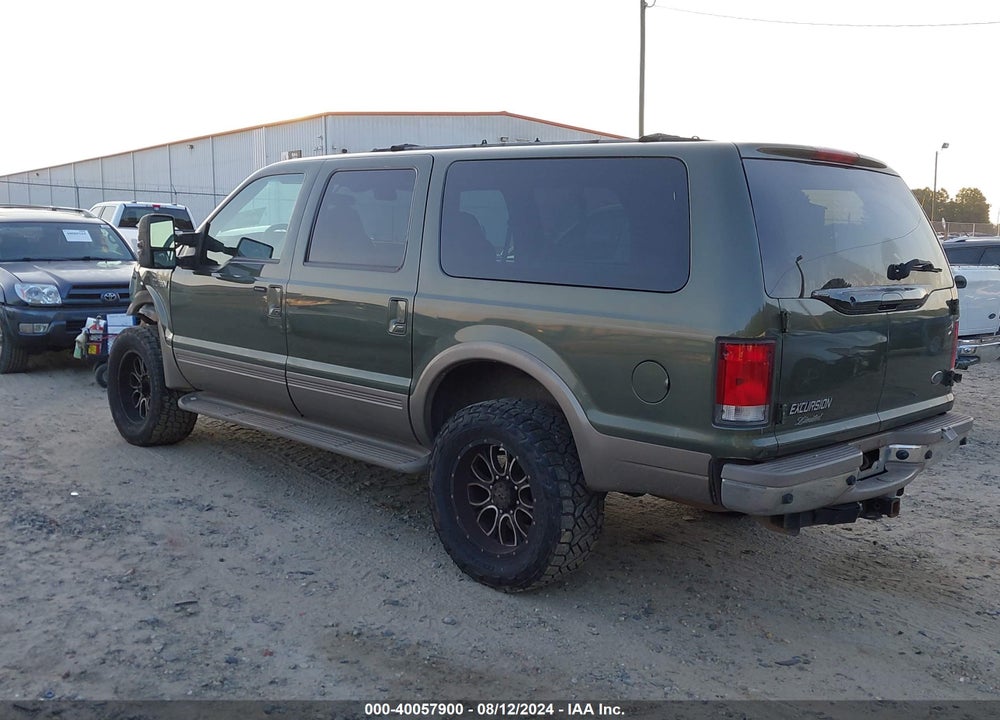 2001 FORD EXCURSION LIMITED VIN: 1FMNU43S31EA48400