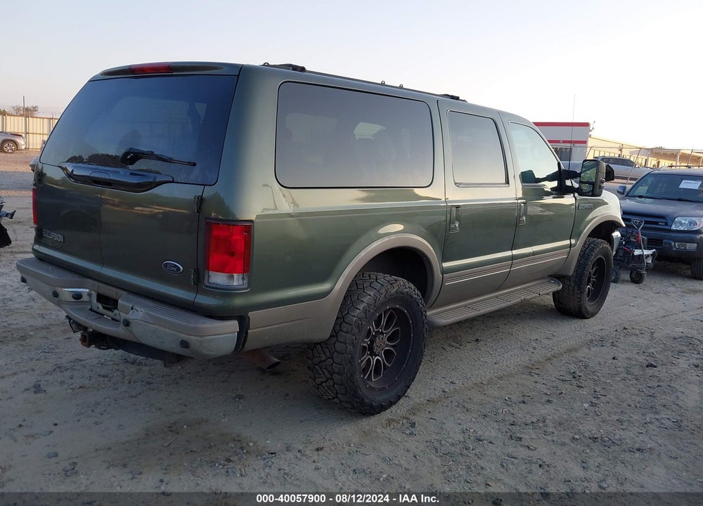 2001 FORD EXCURSION LIMITED VIN: 1FMNU43S31EA48400