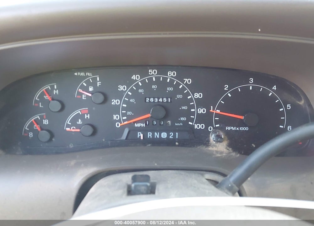 2001 FORD EXCURSION LIMITED VIN: 1FMNU43S31EA48400