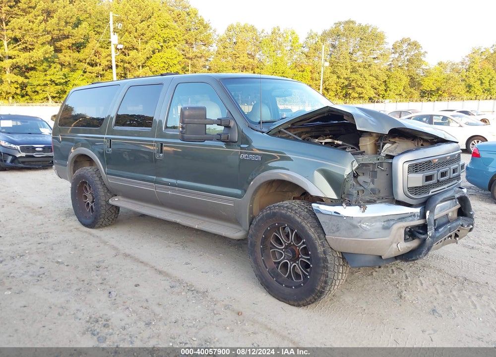 2001 FORD EXCURSION LIMITED VIN: 1FMNU43S31EA48400