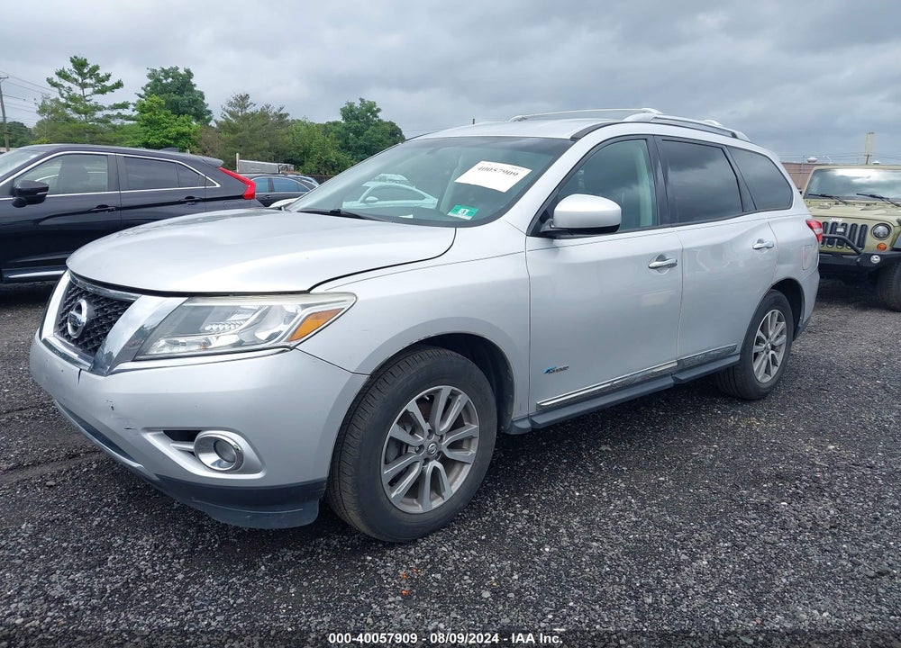 2014 NISSAN PATHFINDER HYBRID SL VIN: 5N1CR2MM5EC657003