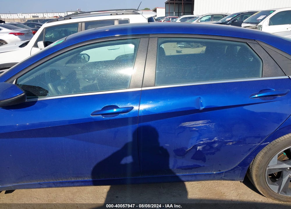 2022 HYUNDAI ELANTRA SEL VIN: 5NPLN4AGXNH054238