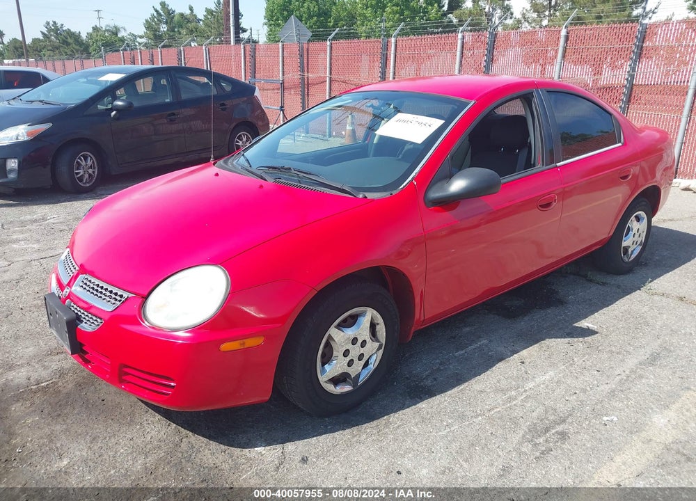 2005 DODGE NEON SE VIN: 1B3ES26C35D109339