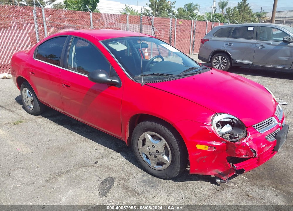 2005 DODGE NEON SE VIN: 1B3ES26C35D109339
