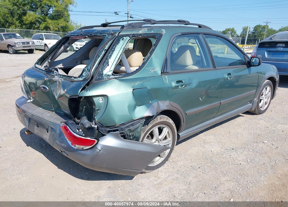2007 SUBARU IMPREZA OUTBACK SPORT VIN: JF1GG63627H807635