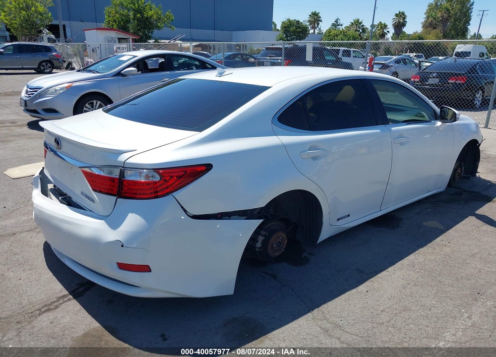 2013 LEXUS ES 300H VIN: JTHBW1GG7D2022456