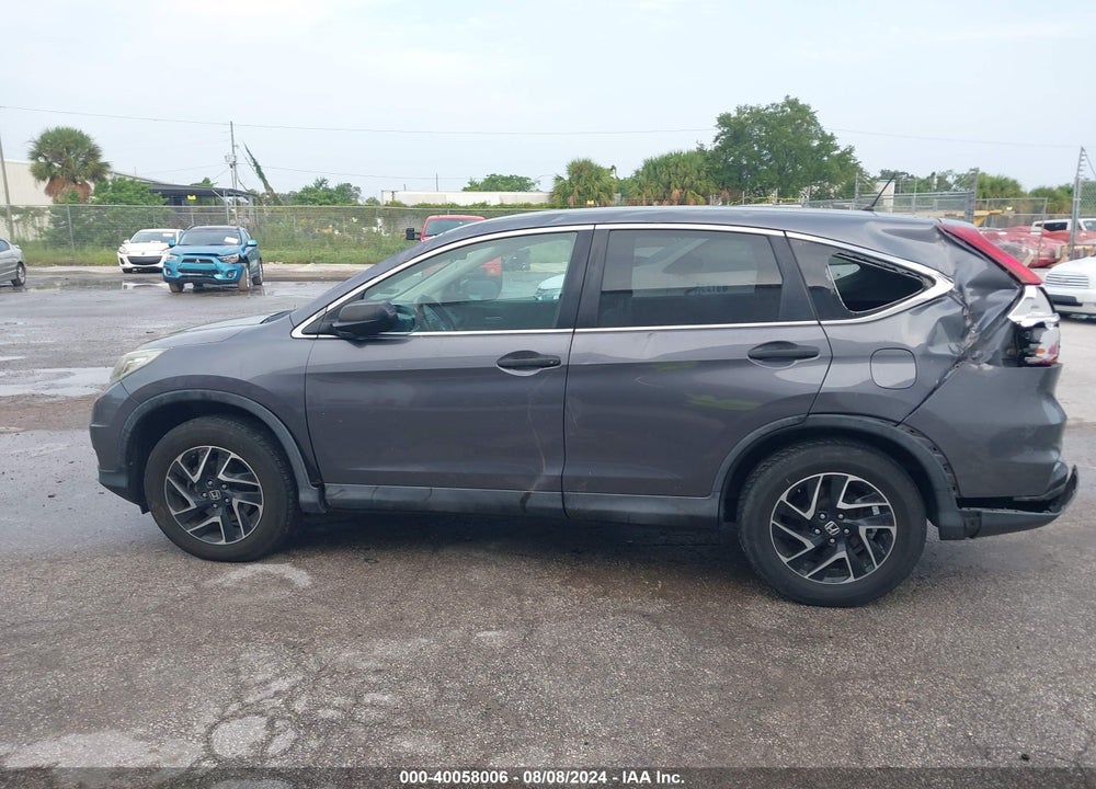 2016 HONDA CR-V SE VIN: 2HKRM3H4XGH553384