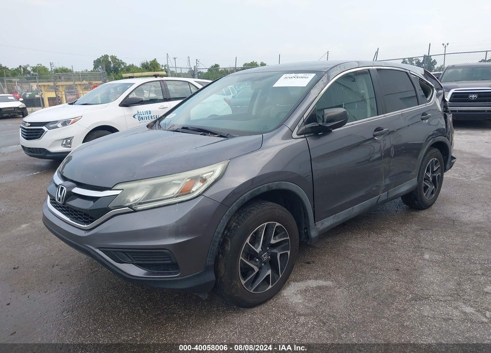 2016 HONDA CR-V SE VIN: 2HKRM3H4XGH553384