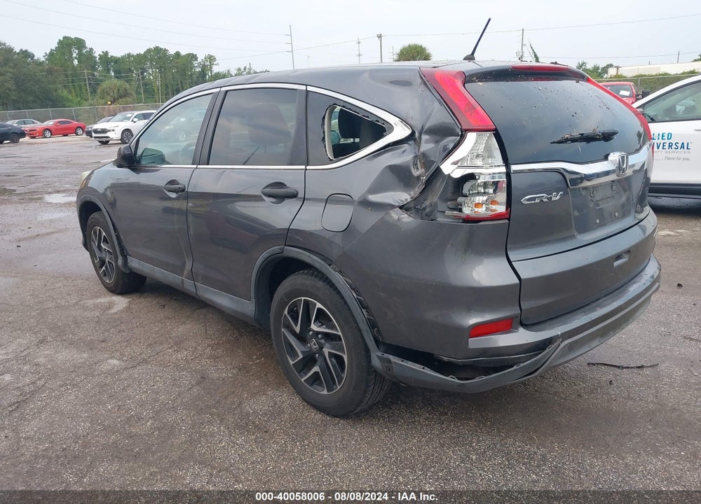 2016 HONDA CR-V SE VIN: 2HKRM3H4XGH553384