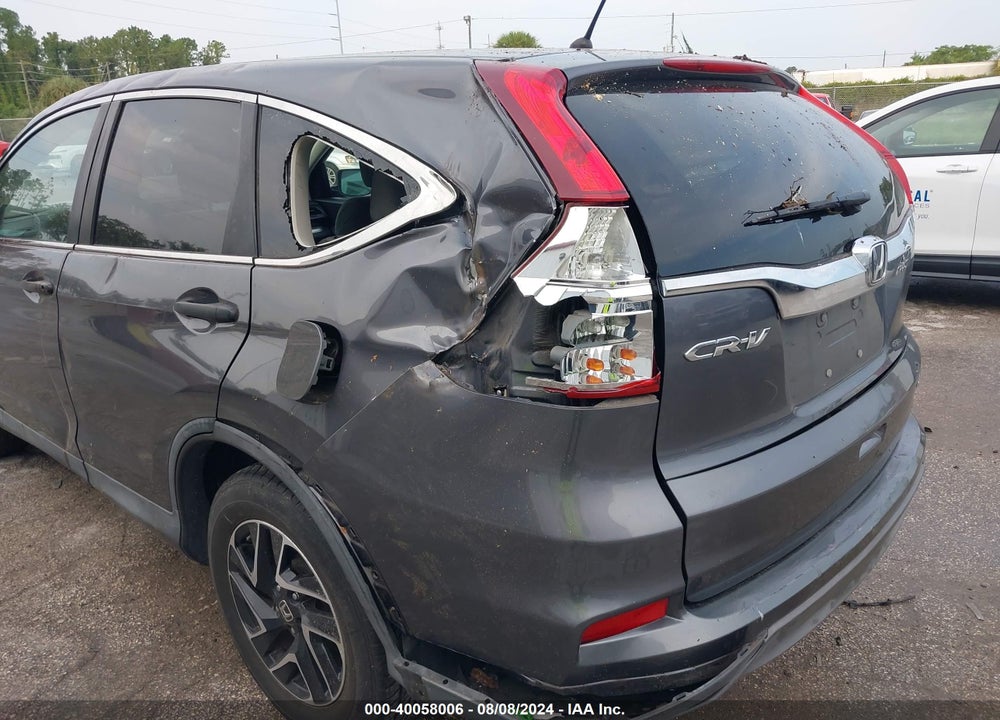 2016 HONDA CR-V SE VIN: 2HKRM3H4XGH553384
