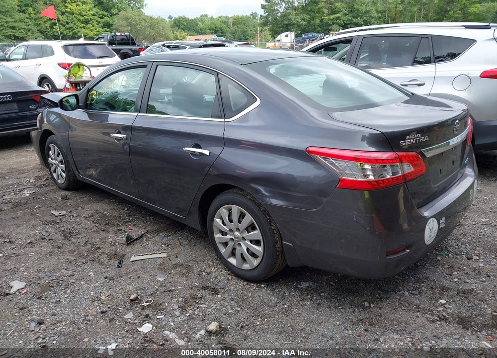 2014 NISSAN SENTRA S VIN: 3N1AB7AP7EL618464