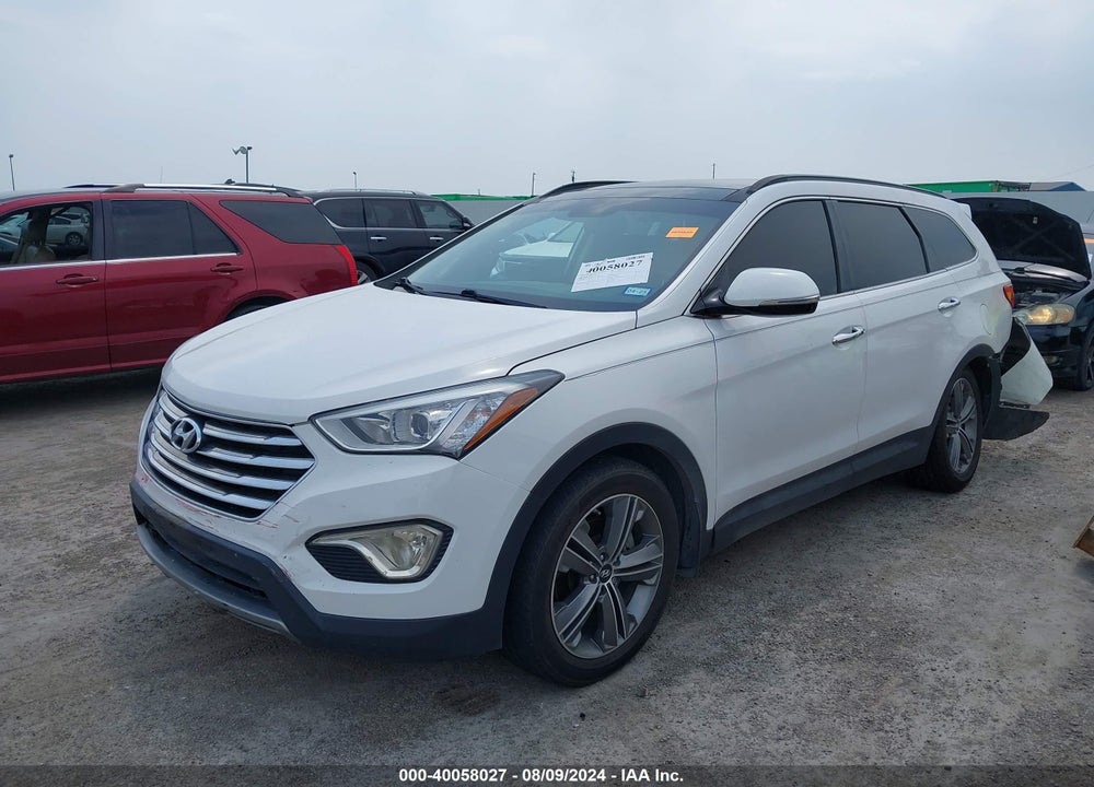 2014 HYUNDAI SANTA FE LIMITED VIN: KM8SR4HF8EU087558