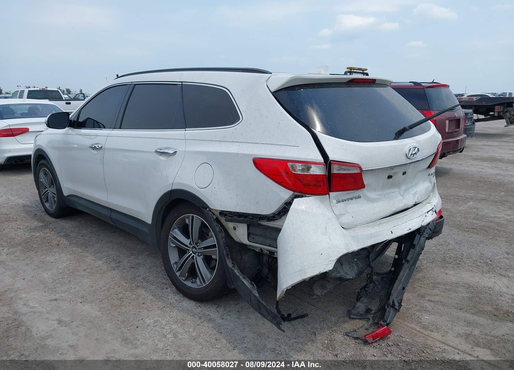 2014 HYUNDAI SANTA FE LIMITED VIN: KM8SR4HF8EU087558