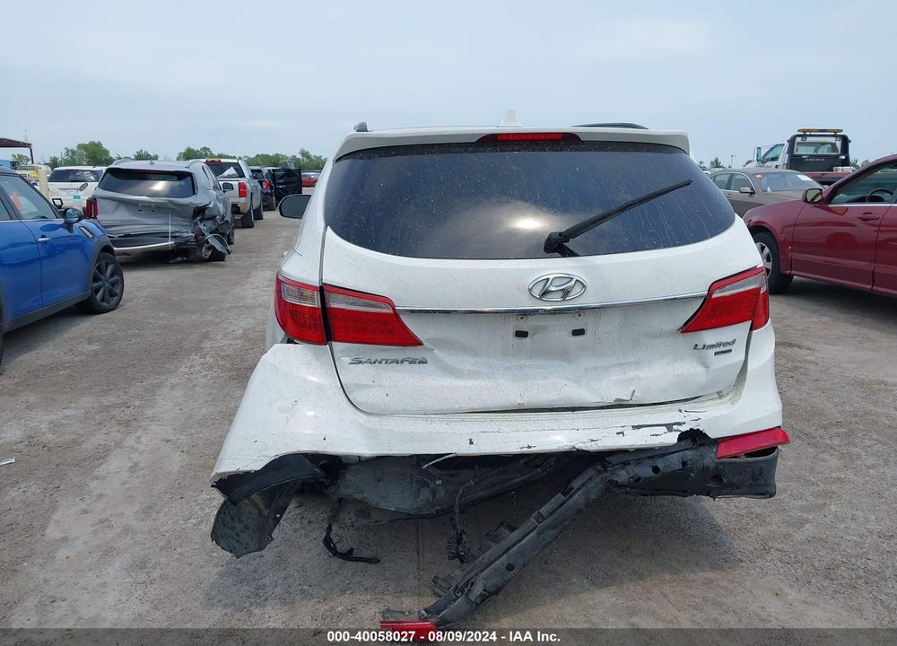 2014 HYUNDAI SANTA FE LIMITED VIN: KM8SR4HF8EU087558