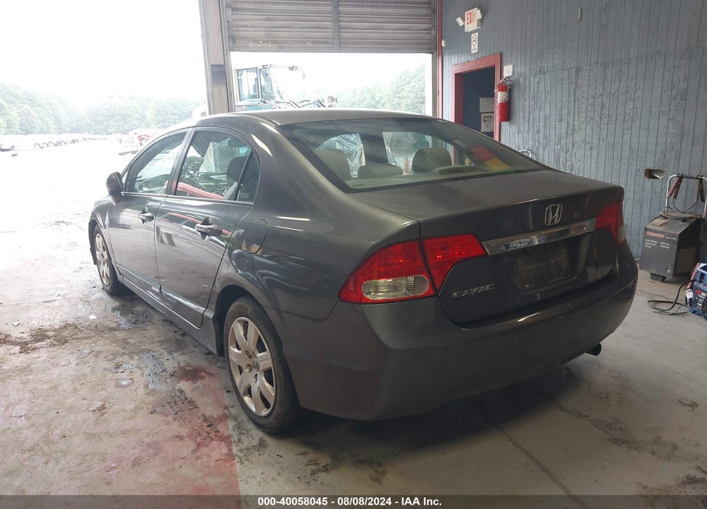 2009 HONDA CIVIC LX VIN: 2HGFA16549H367218