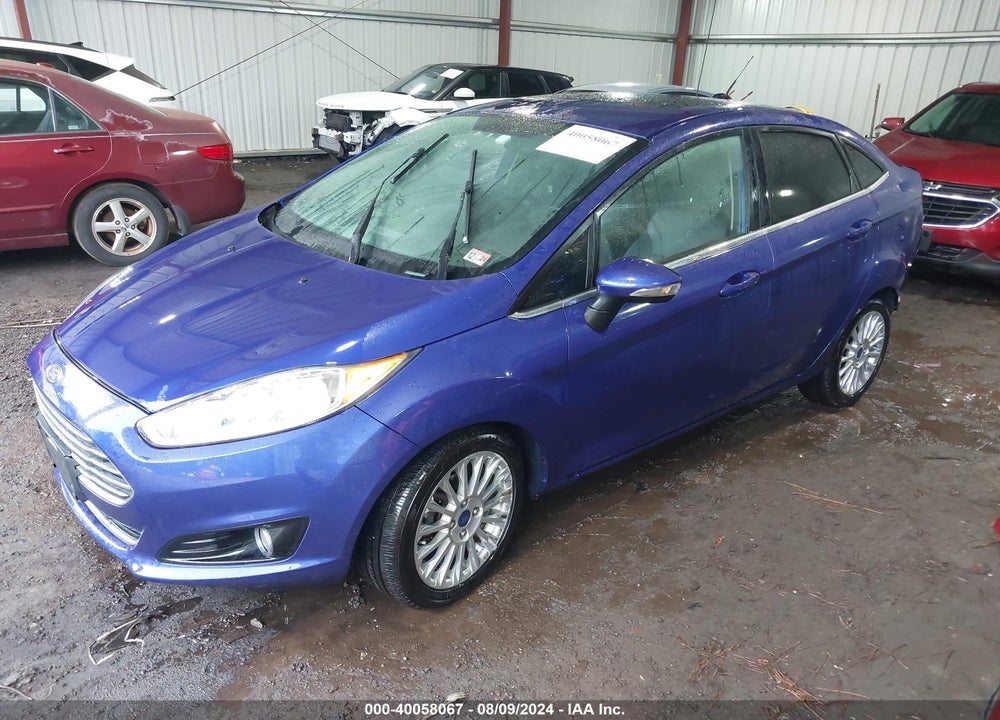 2015 FORD FIESTA TITANIUM VIN: 3FADP4CJ7FM166844
