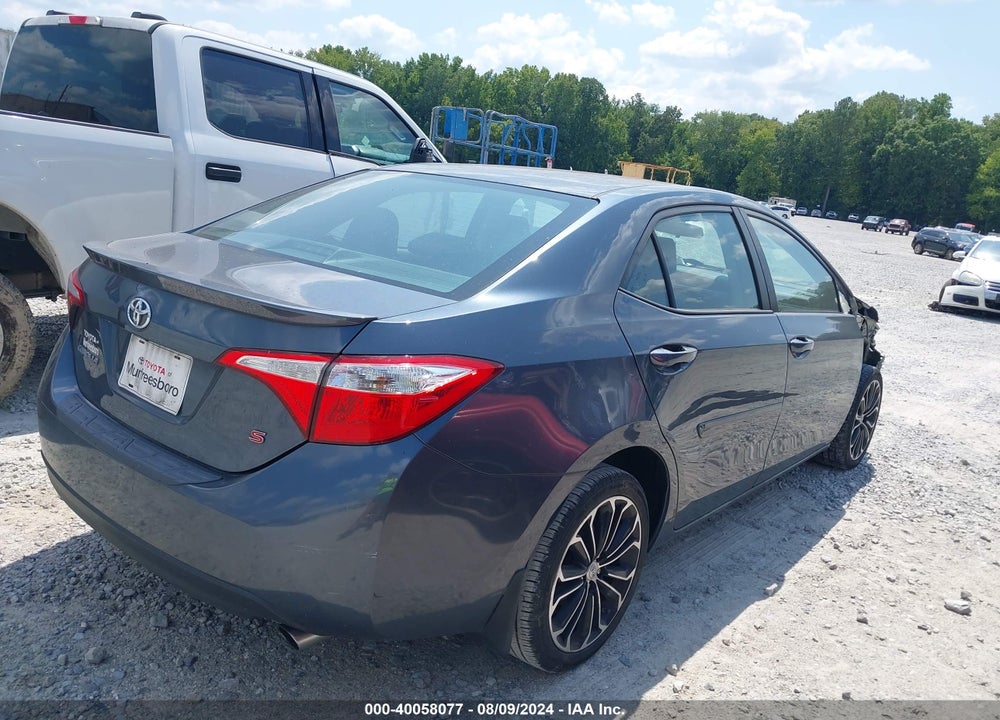2015 TOYOTA COROLLA S PLUS VIN: 2T1BURHE9FC448785