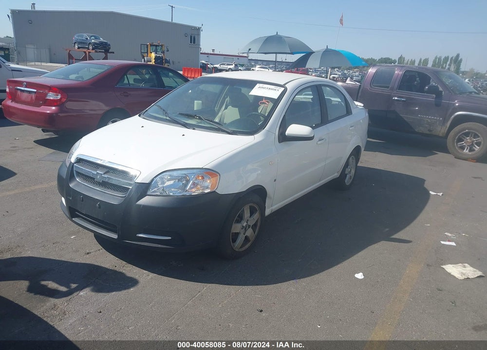 2007 CHEVROLET AVEO LT VIN: KL1TG56607B100106