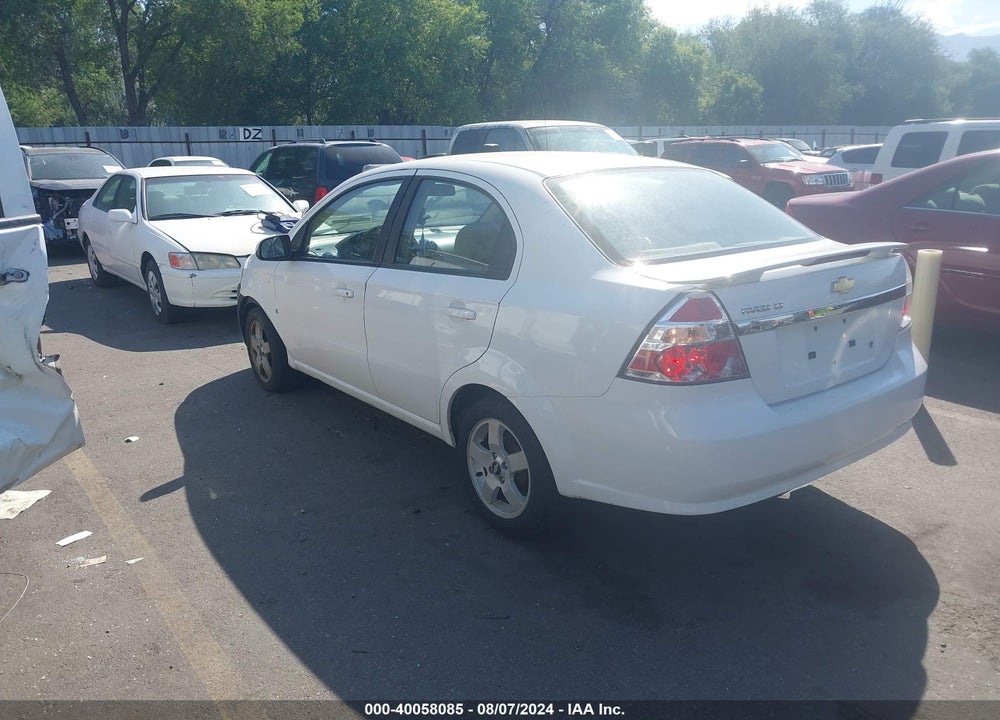 2007 CHEVROLET AVEO LT VIN: KL1TG56607B100106