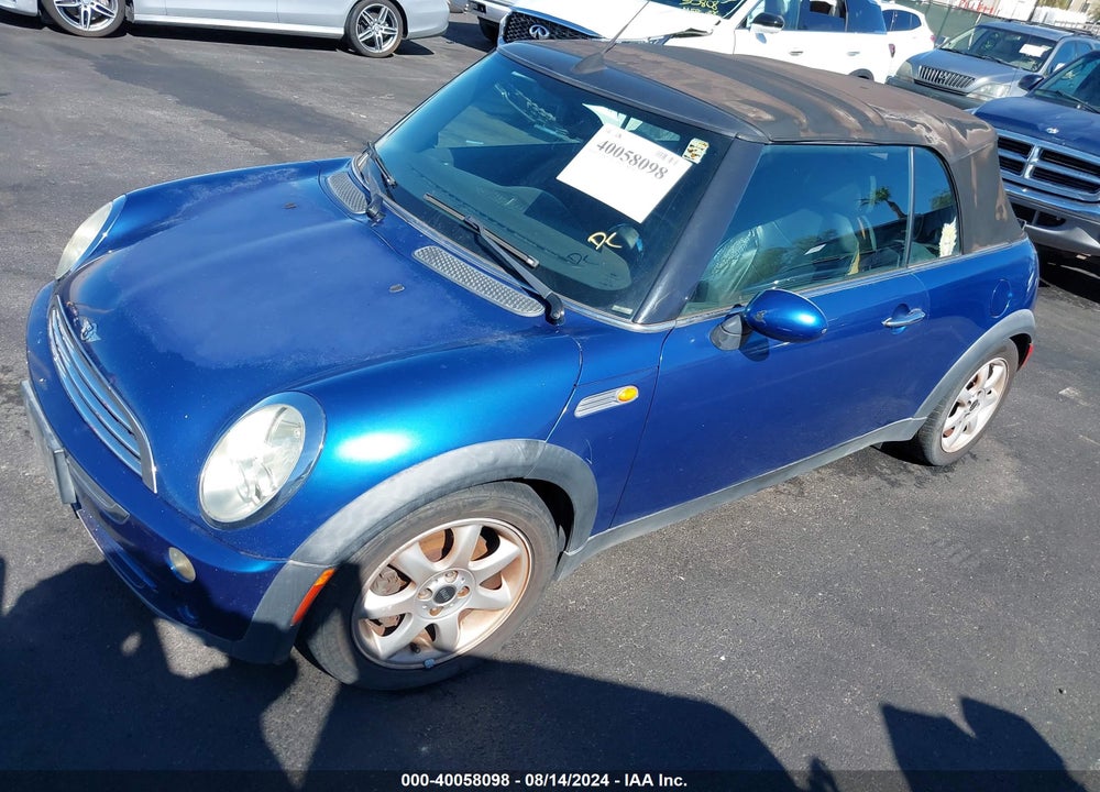 2007 MINI COOPER VIN: WMWRF33507TG16644