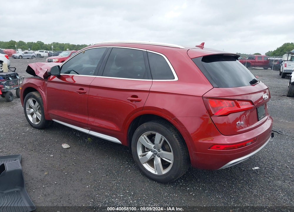 2018 AUDI Q5 2.0T PREMIUM/2.0T TECH PREMIUM VIN: WA1BNAFY4J2063888