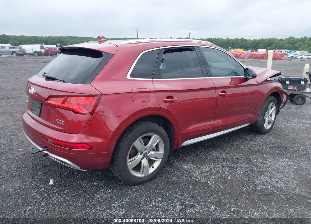 2018 AUDI Q5 2.0T PREMIUM/2.0T TECH PREMIUM VIN: WA1BNAFY4J2063888