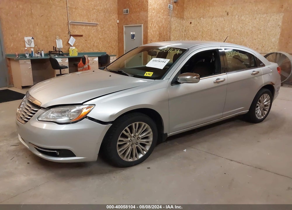 2011 CHRYSLER 200 LIMITED VIN: 1C3BC2FB0BN612133